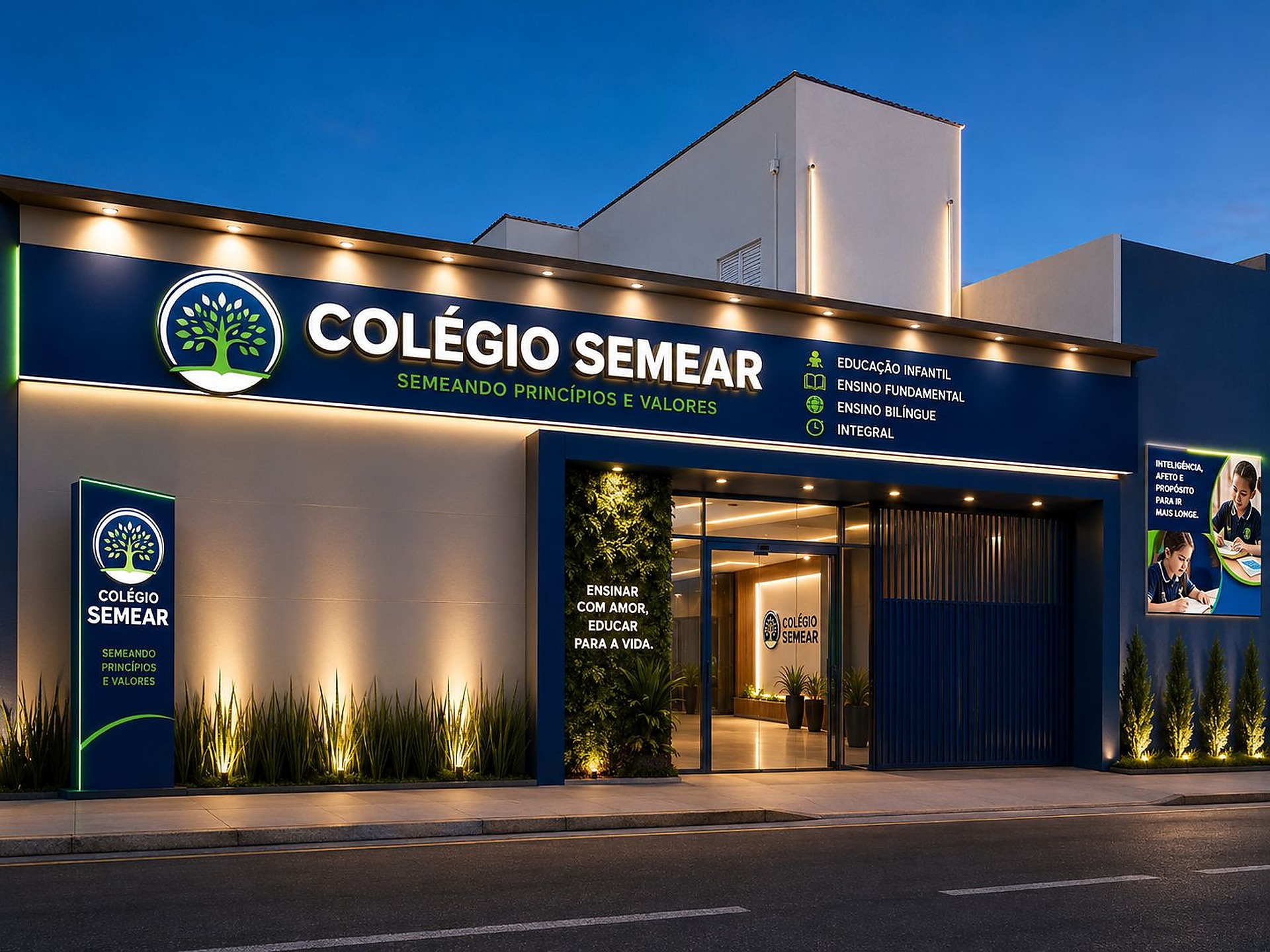 Fachada do Colégio Semear