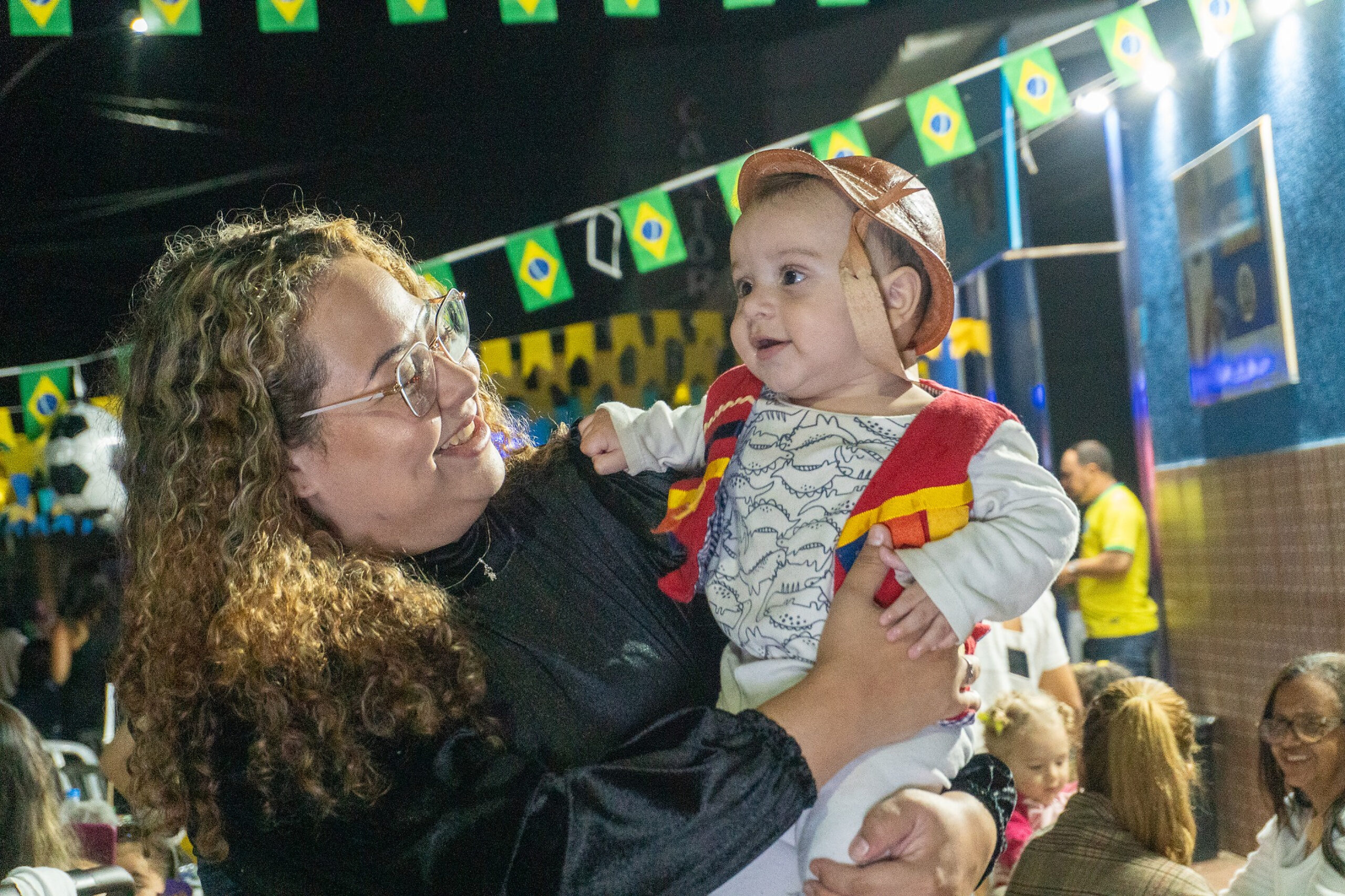 Momento em família no Colégio Semear